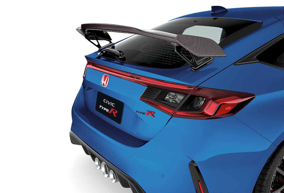 Aerofólio perfil alto em fibra de carbono