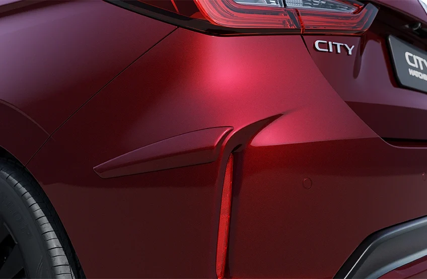 Lateral Para-choque Traseiro Vermelho